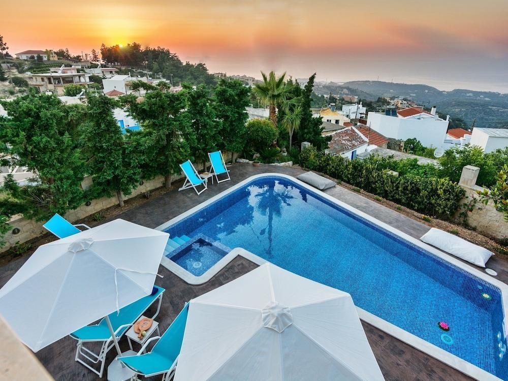 Palladio Luxury Villa With Amazing View Roussospítion Extérieur photo