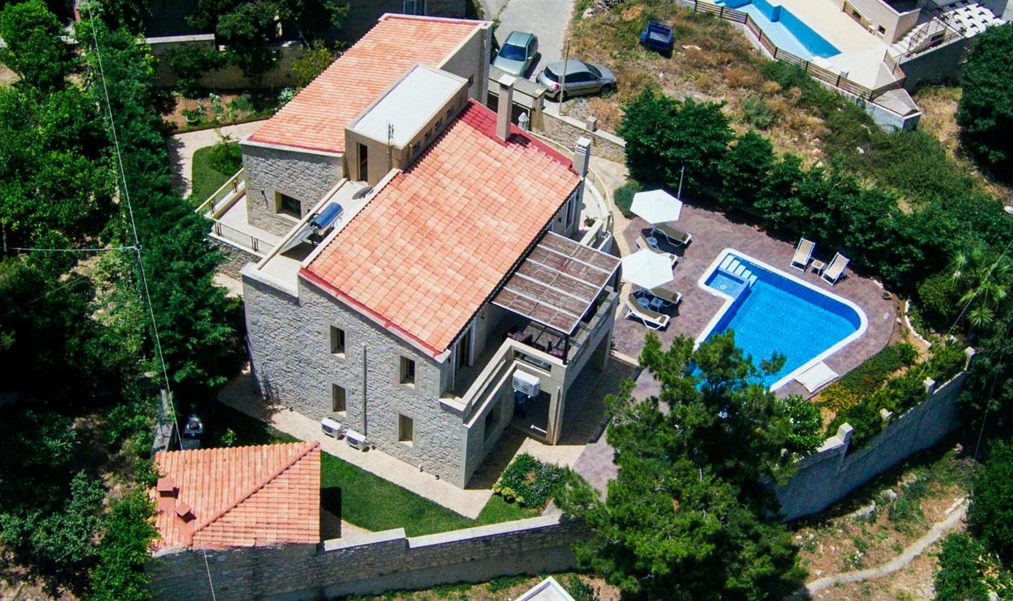 Palladio Luxury Villa With Amazing View Roussospítion Extérieur photo